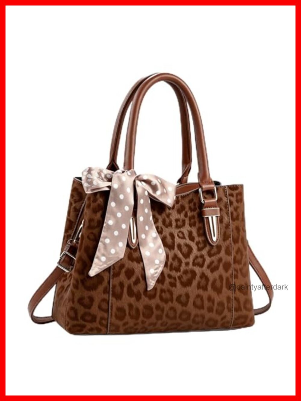 Women's Satchel Leather Hobo Handbag 3 Compartment Purse Adjustable Strap